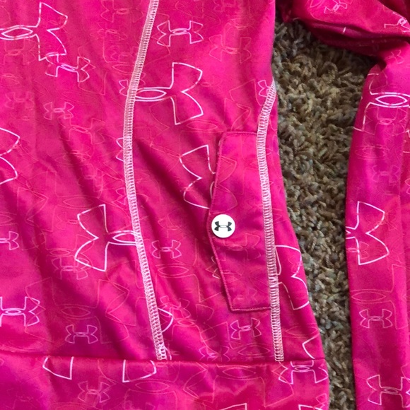 Girls XL, Under Armour pink lightweight sweatshirt - Picture 2 of 5